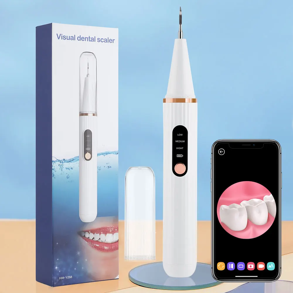 

Visual Ultrasonic Irrigator Dental Scaler Calculus Oral Tartar Remover Tooth Stain Cleaner LED Teeth Whitening Cleaning tools