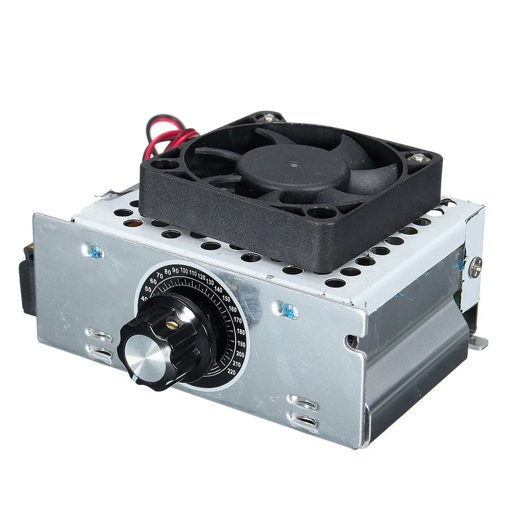 AC 110-220V 4000W SCR Voltage Regulator Motor Speed Controller Dimming Dimmers Thermostat Electronic Voltage Regulator
AC 110-220V 4000W SCR Voltage Regulator Motor Speed Controller Dimming Dimmers Thermostat Electronic Voltage Regulator
