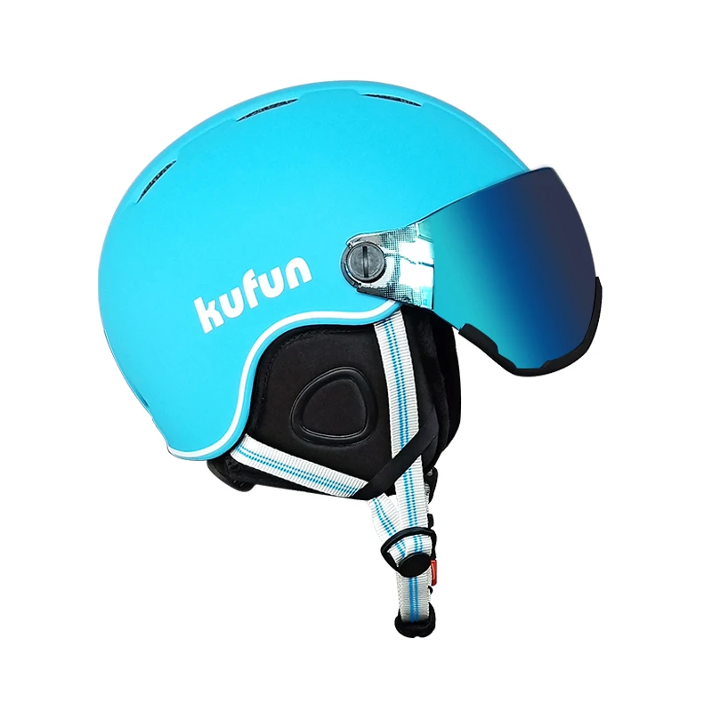 Лыжные шлемы очки цельнолитой ульсветильник шлем для мужчин и женщин одиночный