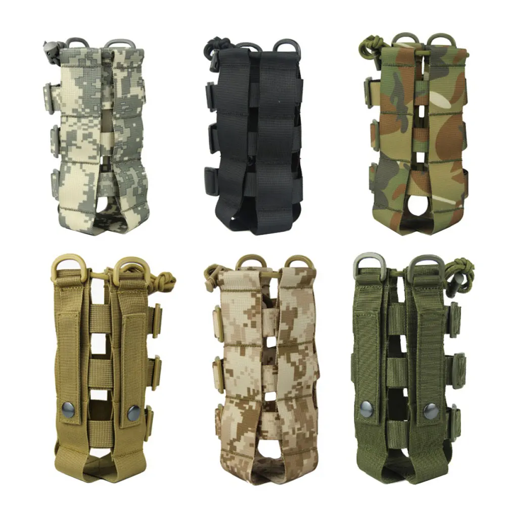 New 0.5L-2.5L Tactical Molle Water Bottle Oxford Bag Military Canteen Cover Outdoor Holster Travel Kettle Bag with Molle System
New 0.5L-2.5L Tactical Molle Water Bottle Oxford Bag Military Canteen Cover Outdoor Holster Travel Kettle Bag with Molle System