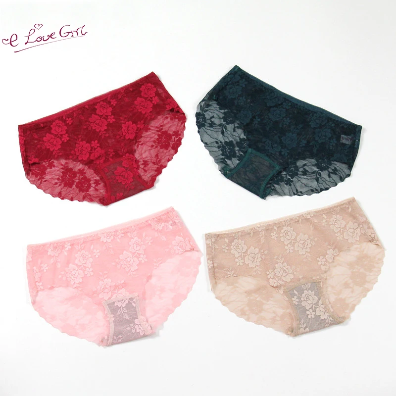 Elovegirl Sexy Lace Panties Hip Pants Women's Low Waist Briefs Women Triangle Briefs Solid Color M L XL Size Support Wholesale 
Elovegirl Sexy Lace Panties Hip Pants Women's Low Waist Briefs Women Triangle Briefs Solid Color M L XL Size Support Wholesale