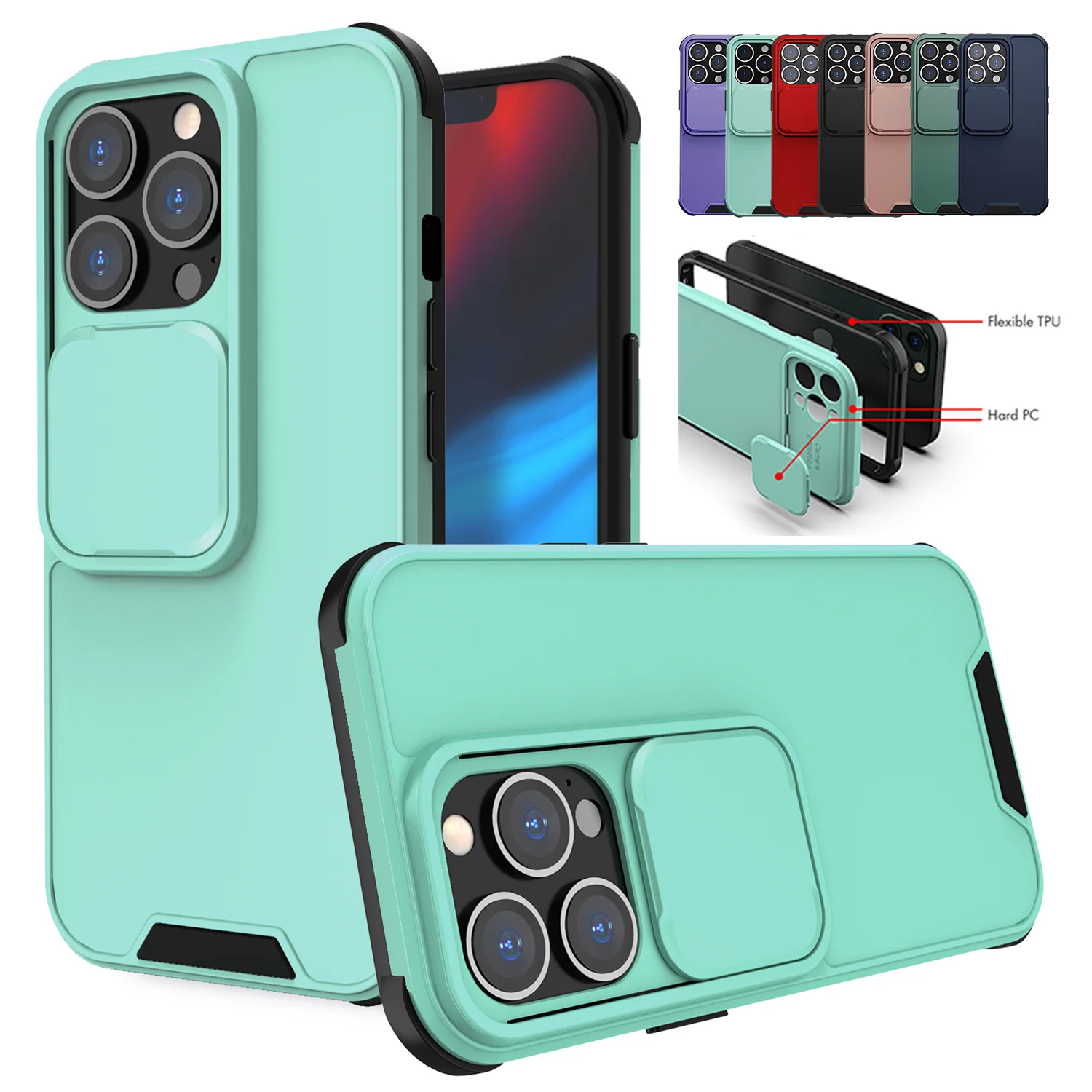 Гибридный противоударный чехол для защиты объектива камеры iPhone 13 Pro Max 13 Pro 13 Mini
Гибридный противоударный чехол для защиты объектива камеры iPhone 13 Pro Max 13 Pro 13 Mini