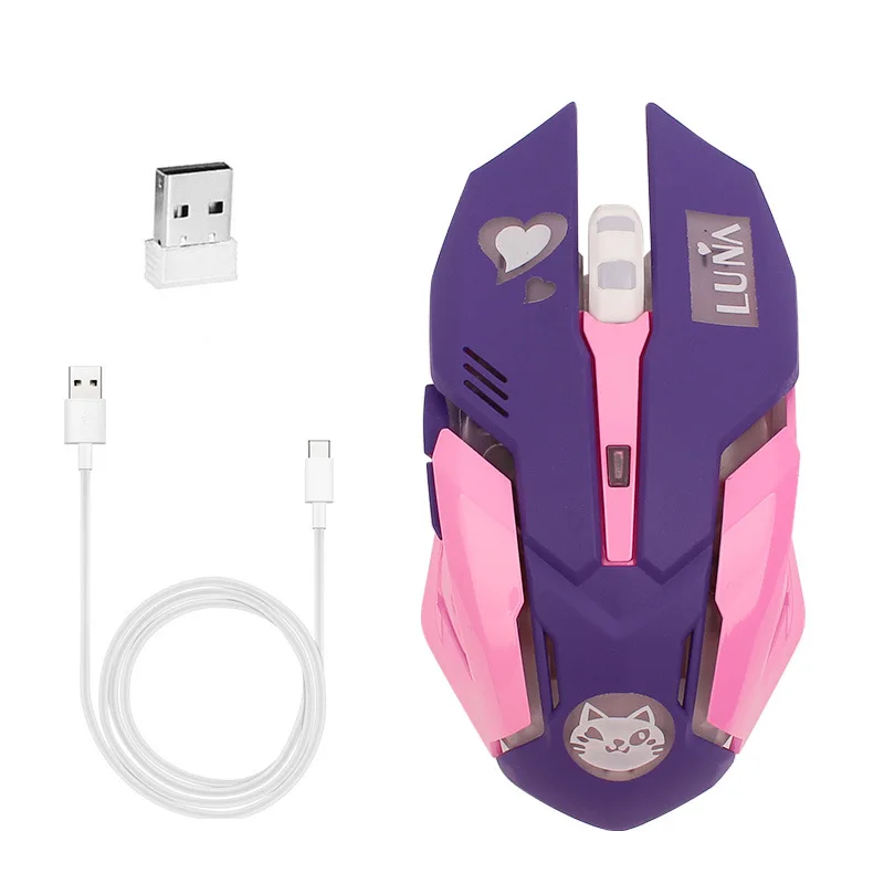 Rechargeable Computer Gamer Mice Silent Wireless Gaming Mouse Ergonomic 7 Button 2400DPI mute Mause with Backlight for PC laptop
Rechargeable Computer Gamer Mice Silent Wireless Gaming Mouse Ergonomic 7 Button 2400DPI mute Mause with Backlight for PC laptop