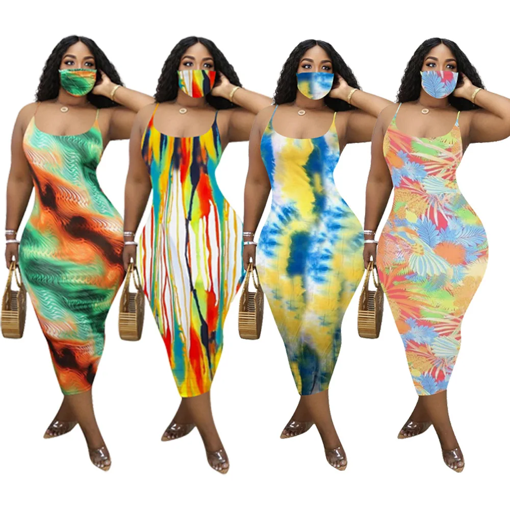 Oluolin Women Tye Die Style Skinny Maxi Dress 2021 Sleeveless Spaghetti Strap Dress Spring Summer Fashion Sexy Streetwear 
Oluolin Women Tye Die Style Skinny Maxi Dress 2021 Sleeveless Spaghetti Strap Dress Spring Summer Fashion Sexy Streetwear