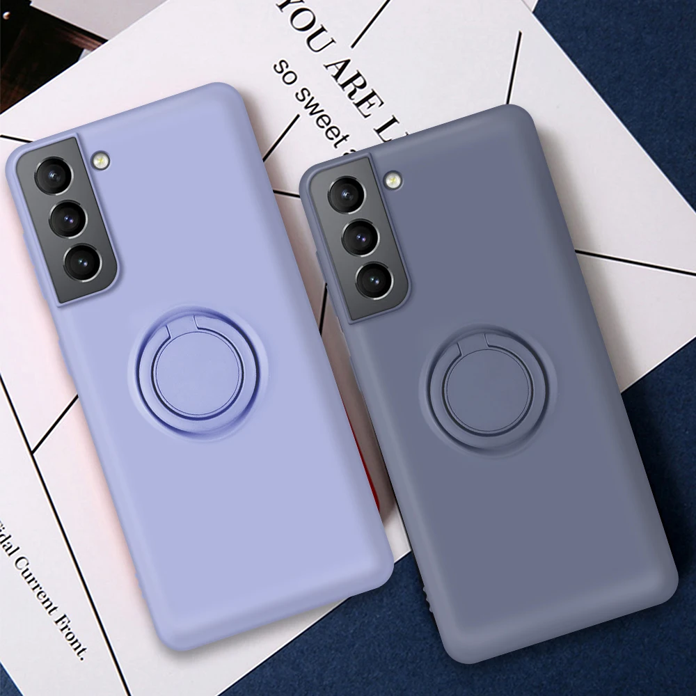 Ring Buckle Phone Cases For Samsung Galaxy S21 Ultra S21 Plus Liquid Silicone Case Ring Holder Back Cover For Samsung S21 Plus
Ring Buckle Phone Cases For Samsung Galaxy S21 Ultra S21 Plus Liquid Silicone Case Ring Holder Back Cover For Samsung S21 Plus