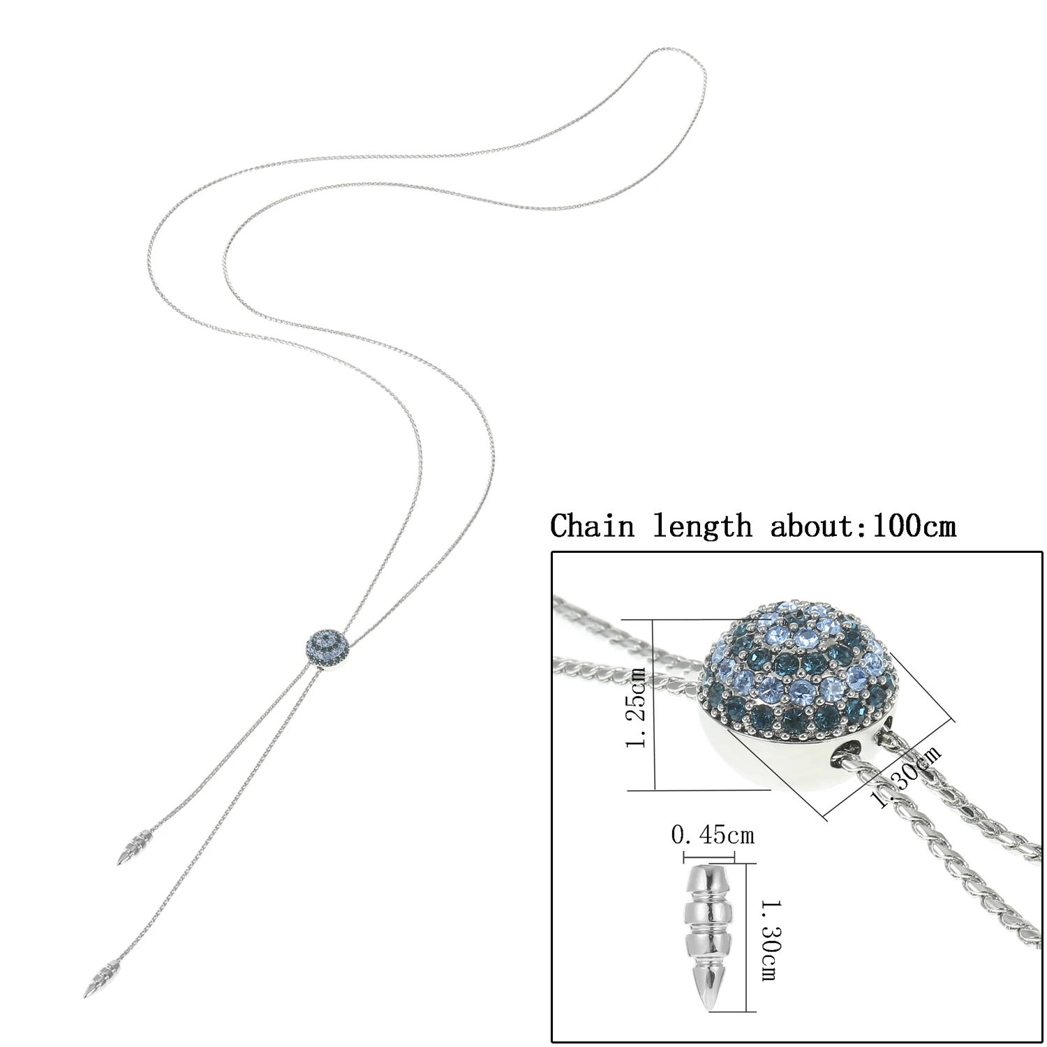 Fashion Winter Sweater Length Necklace Metal Geometry Round Pendant Chains Stretchable Necklace Women's Jewelry Necklace
Fashion Winter Sweater Length Necklace Metal Geometry Round Pendant Chains Stretchable Necklace Women's Jewelry Necklace
