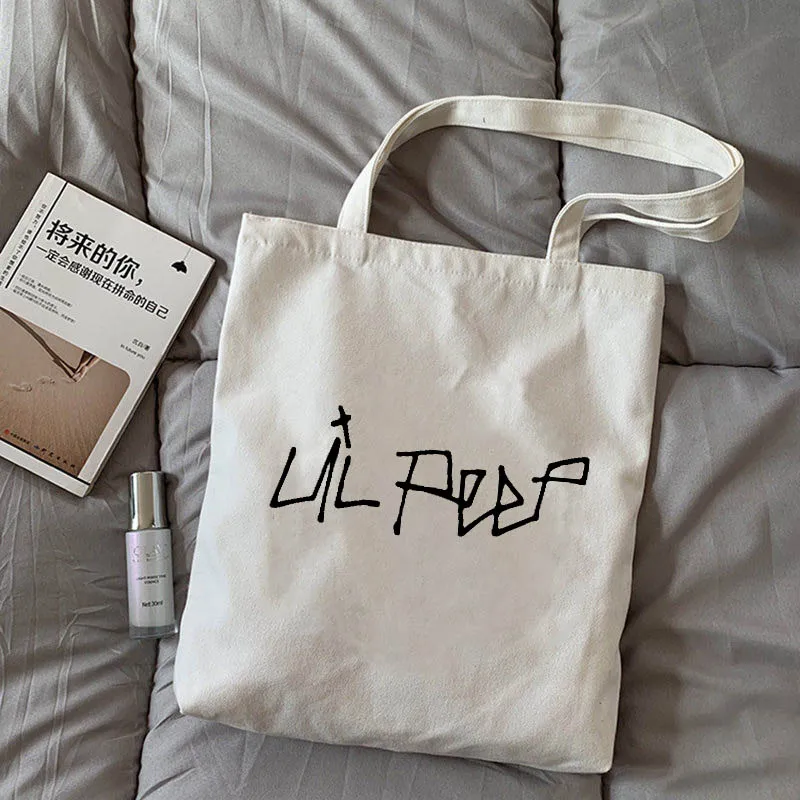 Lil Peep new loose female punk casual large-capacity canvas tote letter Vintage fun cartoon hip-hop goth Harajuku shoulder bags
Lil Peep new loose female punk casual large-capacity canvas tote letter Vintage fun cartoon hip-hop goth Harajuku shoulder bags