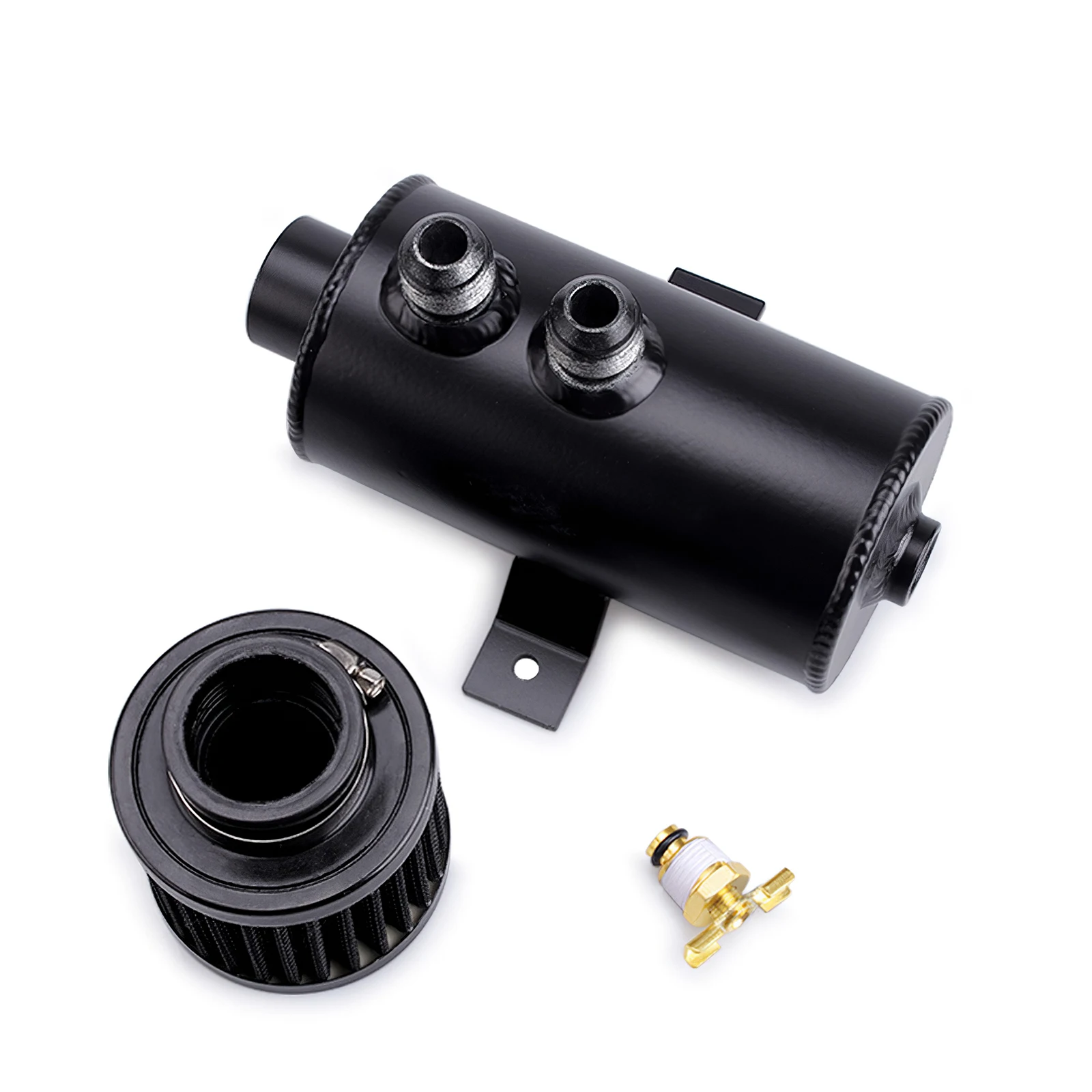New Universal Brushed Baffled Oil Catch Can Baffled Aluminum Oil Catch Can Reservoir Tank / Oil Tank With Filter Car Accessories
New Universal Brushed Baffled Oil Catch Can Baffled Aluminum Oil Catch Can Reservoir Tank / Oil Tank With Filter Car Accessories