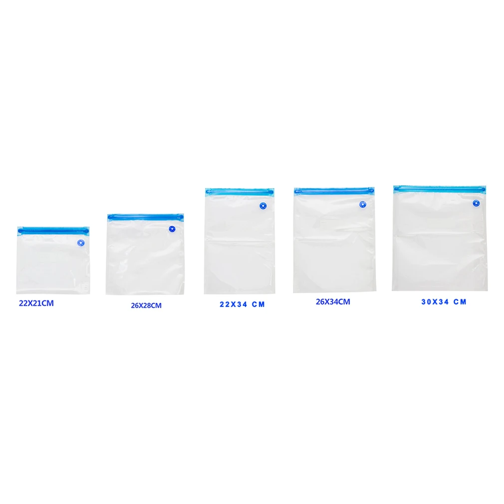 5 pcs Lightweight Plastic Food Saving Reinforced Vacuum Bags Cling Film for Freshly Caught Fish Garden Vegetables Sliced Fruit
5 pcs Lightweight Plastic Food Saving Reinforced Vacuum Bags Cling Film for Freshly Caught Fish Garden Vegetables Sliced Fruit
