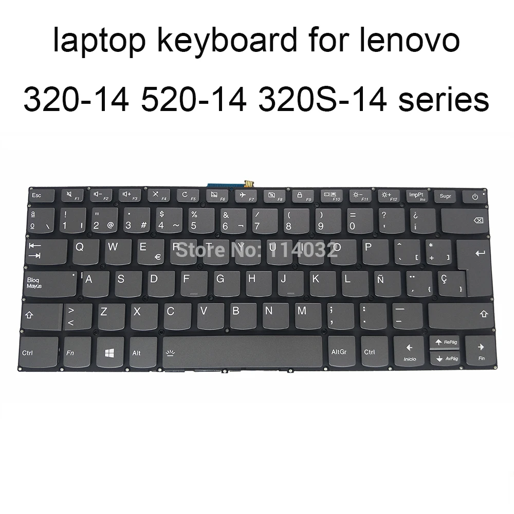 Replacement Keyboards Backlit Keyboard SN20M61947 for Lenovo 320 14AST 120S 14IAP 320S 520 14IKB Spanish SP ES 5CB0N82251
Replacement Keyboards Backlit Keyboard SN20M61947 for Lenovo 320 14AST 120S 14IAP 320S 520 14IKB Spanish SP ES 5CB0N82251