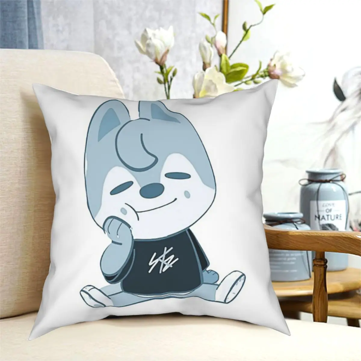 New Skzoo Wolf Chan Throw Pillow Cushion Cover Decorative Pillowcases Case Home Sofa Cushions 40x40,45x45cm(Double Sides)
New Skzoo Wolf Chan Throw Pillow Cushion Cover Decorative Pillowcases Case Home Sofa Cushions 40x40,45x45cm(Double Sides)
