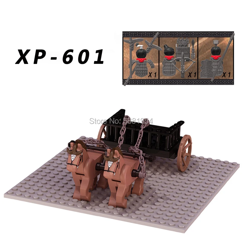 Koruit XP601 старинная война лошадь каретка Цинь Империя солдаты экшн-фигурки