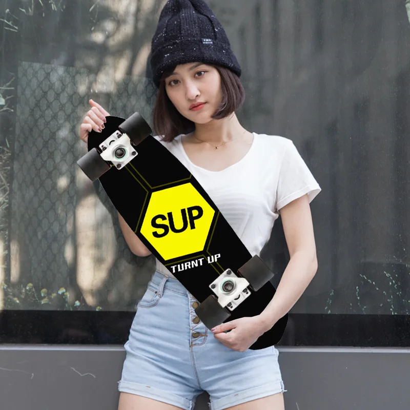 4 Wheel Maple Skateboard Teenagers Double Rocker Drift Skate Skateboards Thrasher Street Brushing Gyroroue Roller Skates BI50SB
4 Wheel Maple Skateboard Teenagers Double Rocker Drift Skate Skateboards Thrasher Street Brushing Gyroroue Roller Skates BI50SB