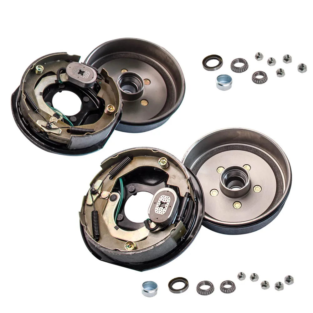 4 Trailer 10 x 2 1/4" Electric Brake 5 on 4.5 Hub Drum Bearing Kit Rate 3500 lbs
4 Trailer 10 x 2 1/4" Electric Brake 5 on 4.5 Hub Drum Bearing Kit Rate 3500 lbs