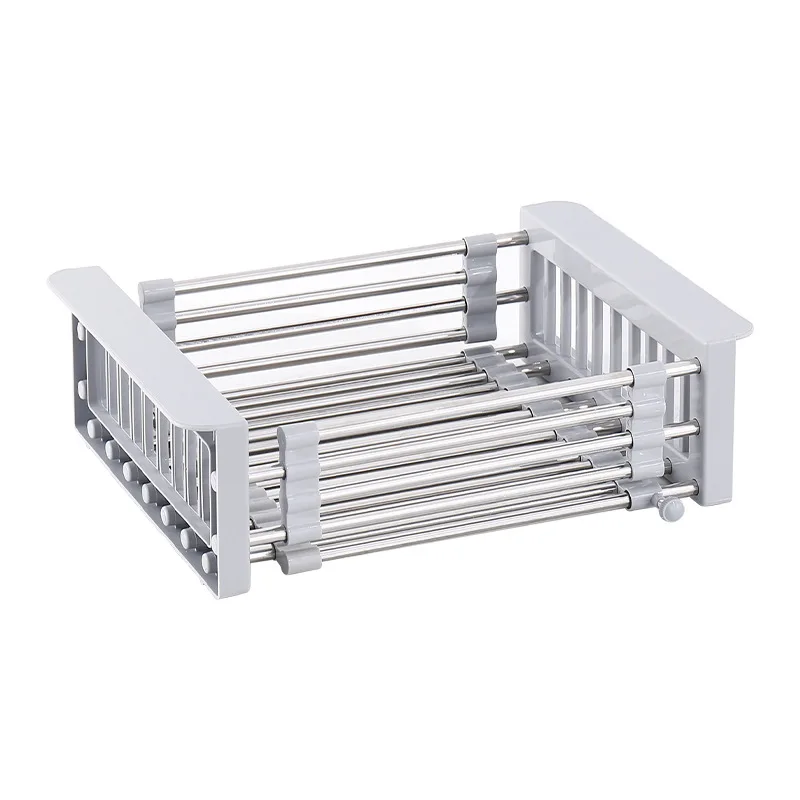 Kitchen Retractable Drainer Rack Retractable Stainless Steel Sink Strainer Drain Vegetable Fruit Drainer Basket Rack Storage Too
Kitchen Retractable Drainer Rack Retractable Stainless Steel Sink Strainer Drain Vegetable Fruit Drainer Basket Rack Storage Too