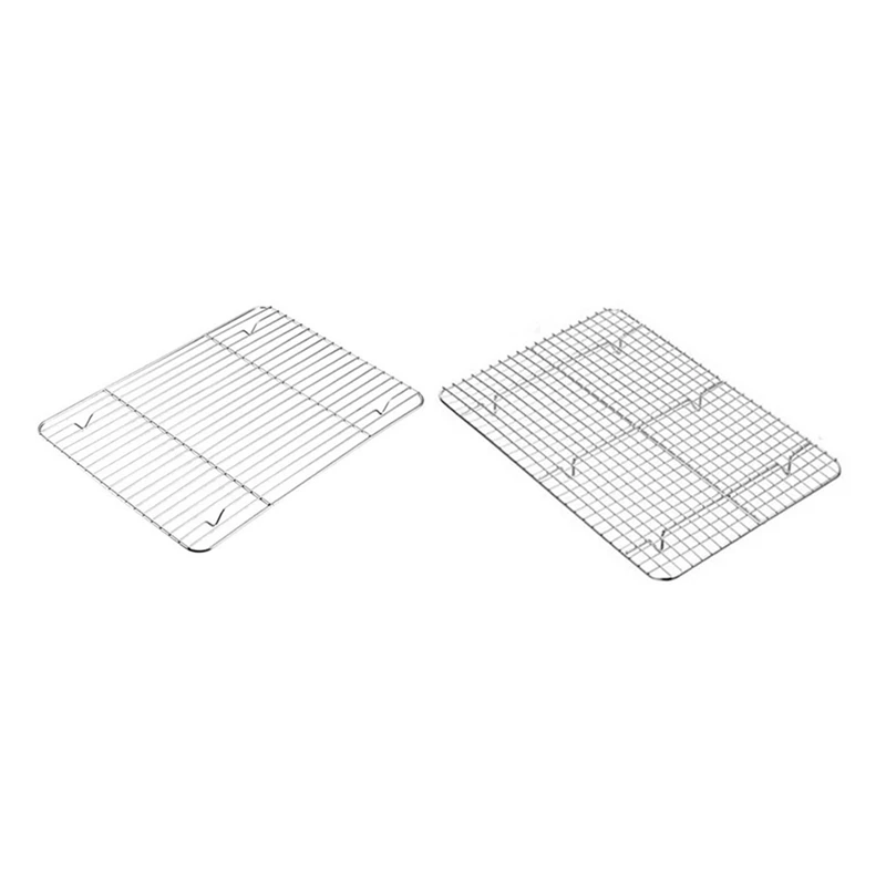 2 Pcs Cake Cooling Rack,Stainless Steel Baking Rack for Cooking and Baking,Barbecue,for Various Sizes of Biscuit Chips
2 Pcs Cake Cooling Rack,Stainless Steel Baking Rack for Cooking and Baking,Barbecue,for Various Sizes of Biscuit Chips