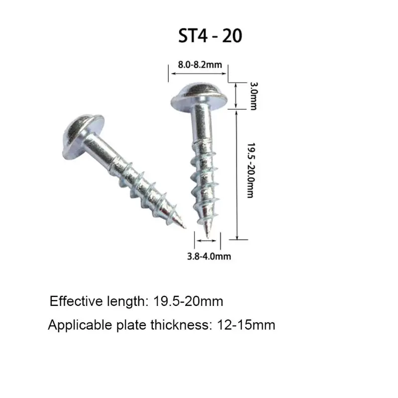 100pcs High Strength Oblique Hole Self Tapping Screws for Pocket Hole Jig System 57BB
100pcs High Strength Oblique Hole Self Tapping Screws for Pocket Hole Jig System 57BB