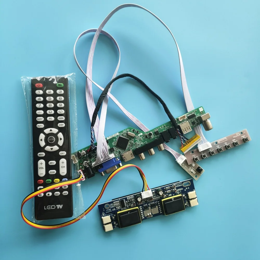 for M190EG01 V2 kit LCD Controller Board Digital Signal AV TV card 4 lamps Resolution Interface USB 30pin 1280X1024 19"
for M190EG01 V2 kit LCD Controller Board Digital Signal AV TV card 4 lamps Resolution Interface USB 30pin 1280X1024 19"