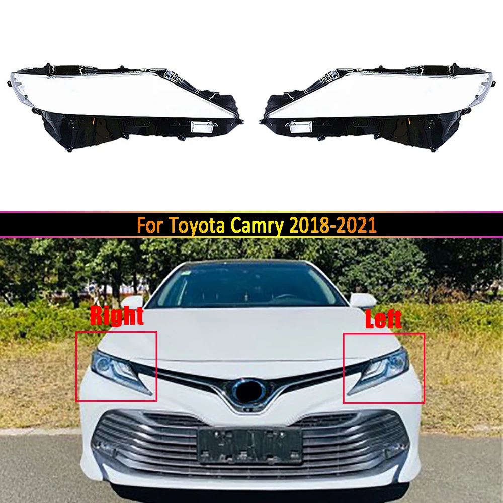 Halogen Headlight Lens For Toyota Camry 2018 2019 2020 2021 Headlamp Cover Replacement Auto Shell Front Glass Caps 
Halogen Headlight Lens For Toyota Camry 2018 2019 2020 2021 Headlamp Cover Replacement Auto Shell Front Glass Caps
