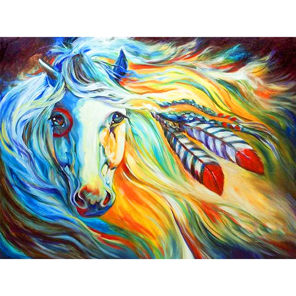Eniref 5D DIY Diamond Painting Horse Picture Full Drill Round Diamond Mosaic Embroidery Cross Stitch Kits Home Decor Gifts
Eniref 5D DIY Diamond Painting Horse Picture Full Drill Round Diamond Mosaic Embroidery Cross Stitch Kits Home Decor Gifts