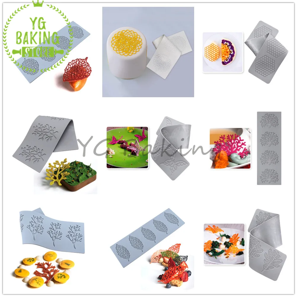 Honeycomb/Butterfly/Leaf/Flower Silicone Cake Border Lace Molds Fondant Cake Decorating Tools Kitchen Tool
Honeycomb/Butterfly/Leaf/Flower Silicone Cake Border Lace Molds Fondant Cake Decorating Tools Kitchen Tool