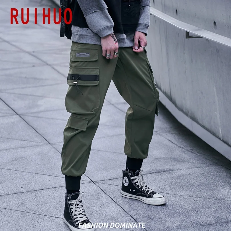 RUIHUO Punk Cargo Pants Men Clothing Japanese Streetwear Men Joggers Sweatpants Trousers Men Pants Harajuku Hip Hop M-3XL 2021
RUIHUO Punk Cargo Pants Men Clothing Japanese Streetwear Men Joggers Sweatpants Trousers Men Pants Harajuku Hip Hop M-3XL 2021