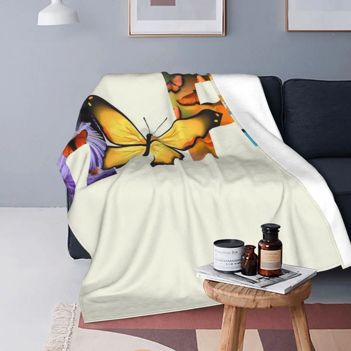 Hope With Butterflies-colcha a cuadros para cama, manta de lana, colcha de Picnic
Hope With Butterflies-colcha a cuadros para cama, manta de lana, colcha de Picnic
