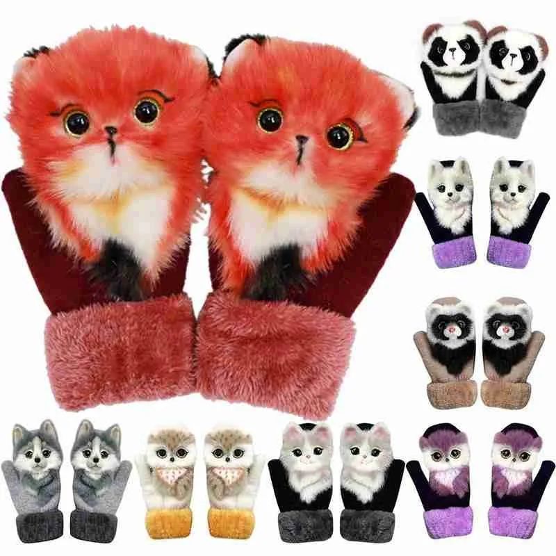 Winter Warm Gloves 22cm Long Animal Cat Dog Panda Raccoon DesignCute Girls Mittens Full Fingers Fashion Soft Princess Guantes
Winter Warm Gloves 22cm Long Animal Cat Dog Panda Raccoon DesignCute Girls Mittens Full Fingers Fashion Soft Princess Guantes