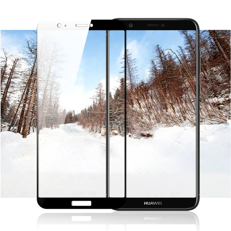 Tempered Glass For Huawei Honor 8 9 Lite 10 7X 7A 6C 7C Pro V9 Play V10 Screen Protector Full Cover Enjoy 7s P Smart Film | Мобильные
