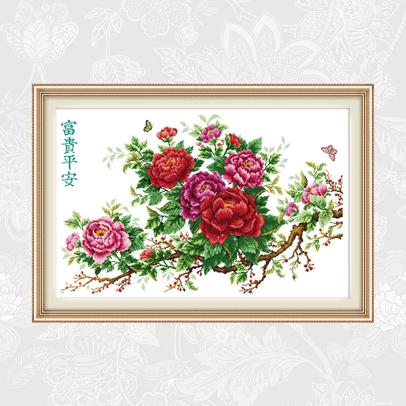 Riches, honour and peace Printed Canvas Cross stitch kits DIY Handwork Cross stitching Beginner Embroidery Needlework sets
Riches, honour and peace Printed Canvas Cross stitch kits DIY Handwork Cross stitching Beginner Embroidery Needlework sets