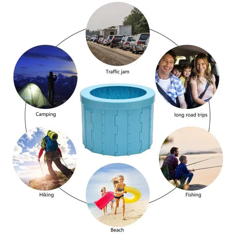 Portable Folding Toilet Urinal Mobile Seat For Camping Travel Trip Outdoor Handicapped Elderly Assists Long or Hiking Disab H7X1
Portable Folding Toilet Urinal Mobile Seat For Camping Travel Trip Outdoor Handicapped Elderly Assists Long or Hiking Disab H7X1