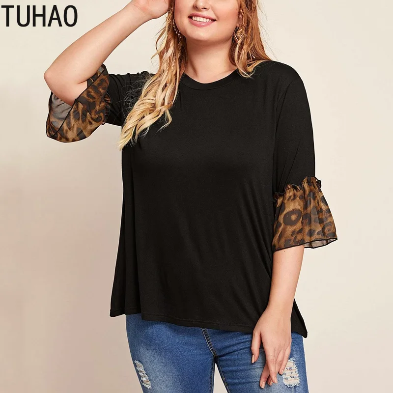 TUHAO 2020 Summer Blouses Plus Size 8XL 7XL 6XL 5XL Sweet Leopard Print Stitching Casual Shirt Top Blouse Shirt Tops WM36
TUHAO 2020 Summer Blouses Plus Size 8XL 7XL 6XL 5XL Sweet Leopard Print Stitching Casual Shirt Top Blouse Shirt Tops WM36