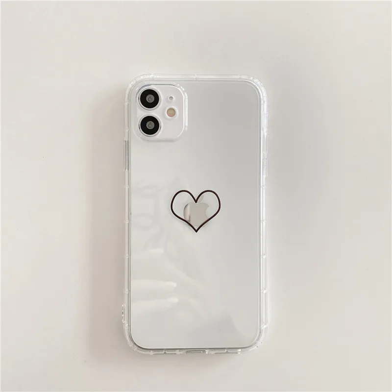 Transparent love silicone phone case for iPhone11 12Pro Max mini X XR XS XSMax 8 7PluS anti-drop protective back cover
Transparent love silicone phone case for iPhone11 12Pro Max mini X XR XS XSMax 8 7PluS anti-drop protective back cover