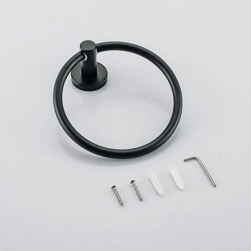 Matte Black Finish Stainles Steel Bathroom Towel Holder Wall-Mounted Round,Towel Rack YT-10991-H Towel Ring bathroom accessories
Matte Black Finish Stainles Steel Bathroom Towel Holder Wall-Mounted Round,Towel Rack YT-10991-H Towel Ring bathroom accessories