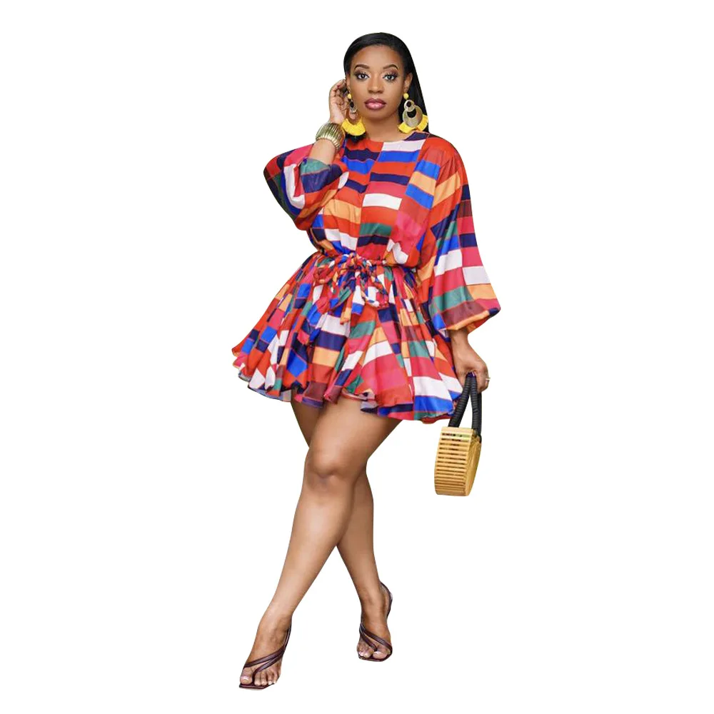 XL-5XL Plus Size African Dresses for Women Summer 2021 New Sexy African Women Printing Mini Dress African Clothes
XL-5XL Plus Size African Dresses for Women Summer 2021 New Sexy African Women Printing Mini Dress African Clothes