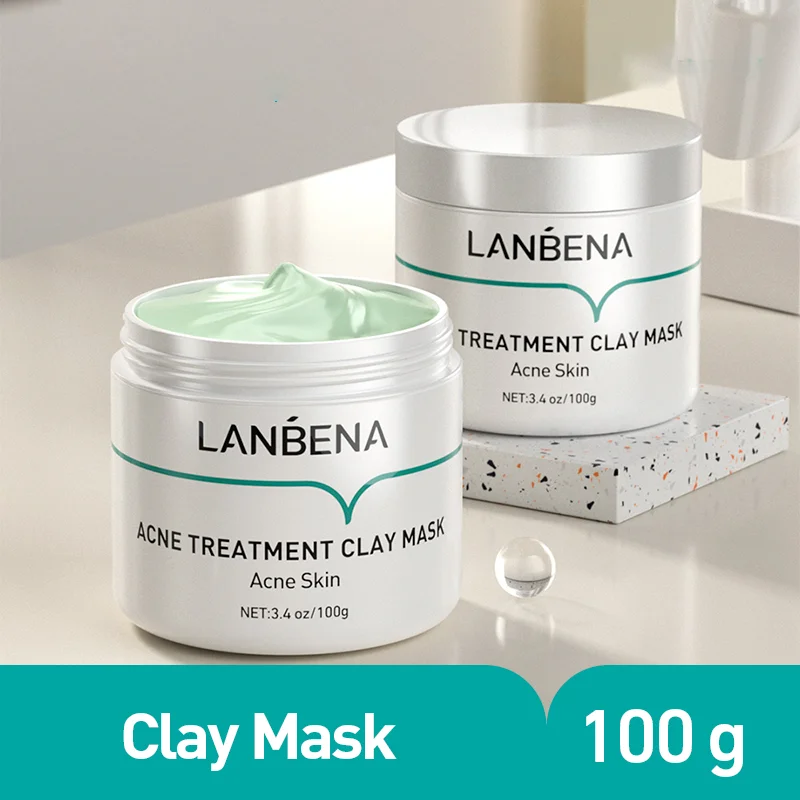 LANBENA Acne Treatment Clay Mask Acne Skin Deep Cleansing Remove Chronic Acnes Grease Completely Oil Controlling Firming Pores
LANBENA Acne Treatment Clay Mask Acne Skin Deep Cleansing Remove Chronic Acnes Grease Completely Oil Controlling Firming Pores