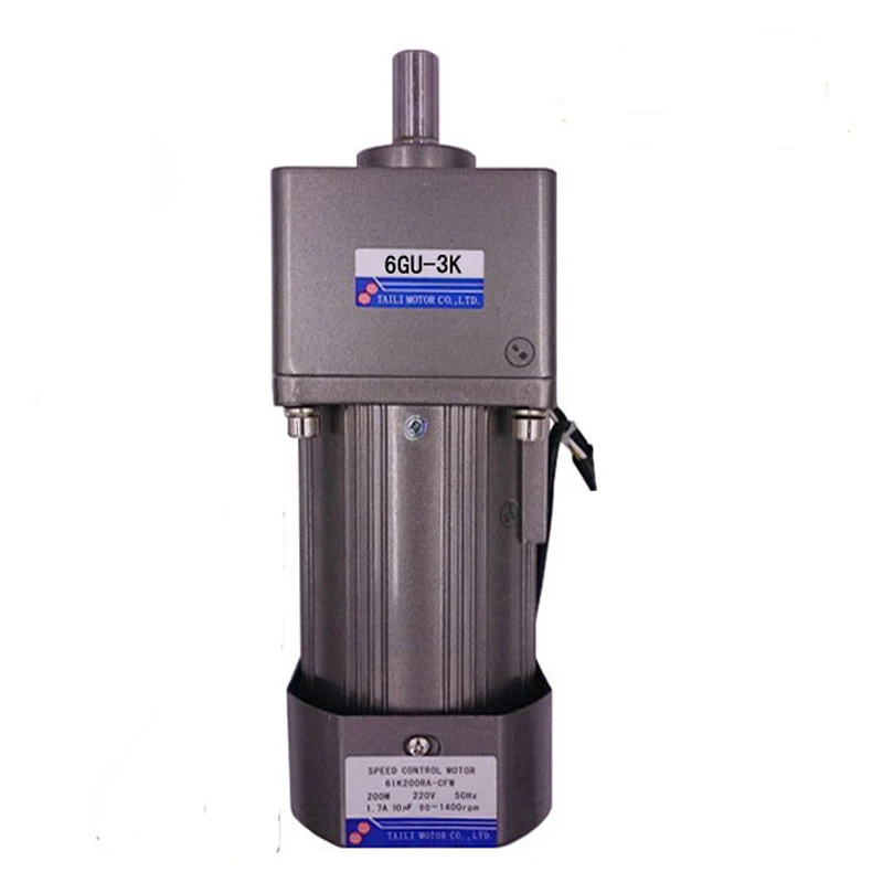 Однофазный мотор редуктора переменного тока 370 Вт 220 В 3K-180K высокий крутящий