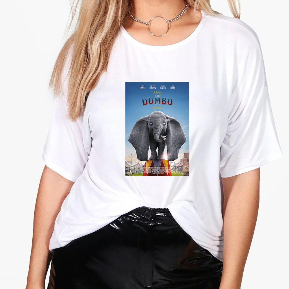 Disney Dumbo White T Shirts Women Cute Elephant Exquisite Fly To The Sky Printed Cartoon T Shirts Personalized Style Spring Top
Disney Dumbo White T Shirts Women Cute Elephant Exquisite Fly To The Sky Printed Cartoon T Shirts Personalized Style Spring Top