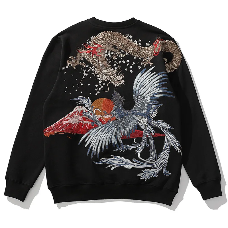 High quality Fashion Sweatshirts Cotton O-neck Winter New Tattoo Traditional Animal Full Embroidery Hoodies Hip Hop Sweatshirt
High quality Fashion Sweatshirts Cotton O-neck Winter New Tattoo Traditional Animal Full Embroidery Hoodies Hip Hop Sweatshirt
