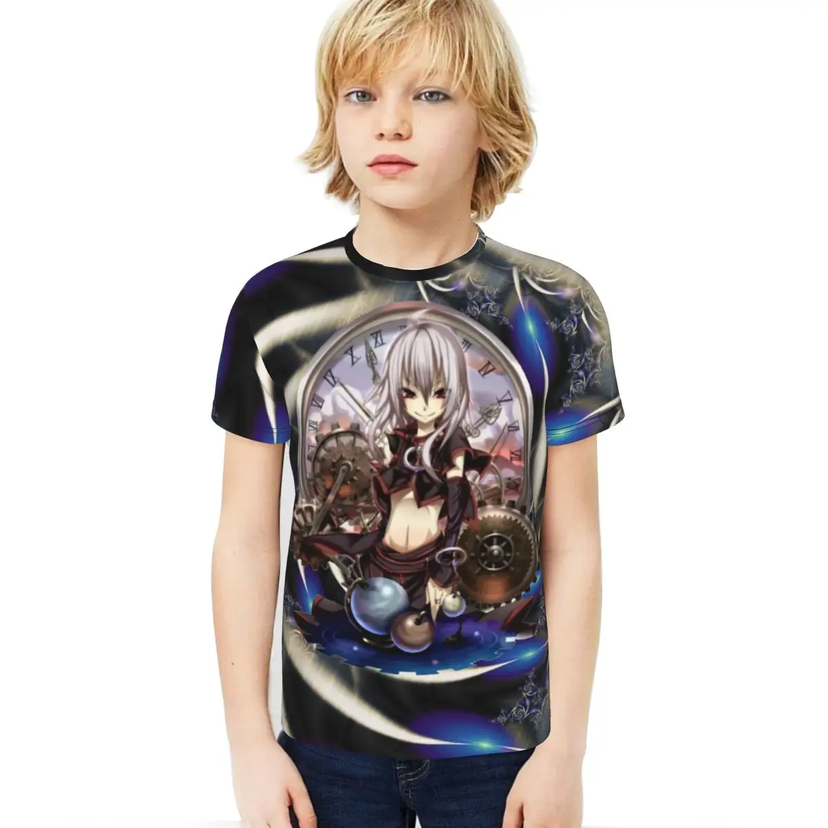2021 new Clock anime poster children's fashion printed casual T-shirt theme Clock anime comfortable cotton casual T-shirt
2021 new Clock anime poster children's fashion printed casual T-shirt theme Clock anime comfortable cotton casual T-shirt