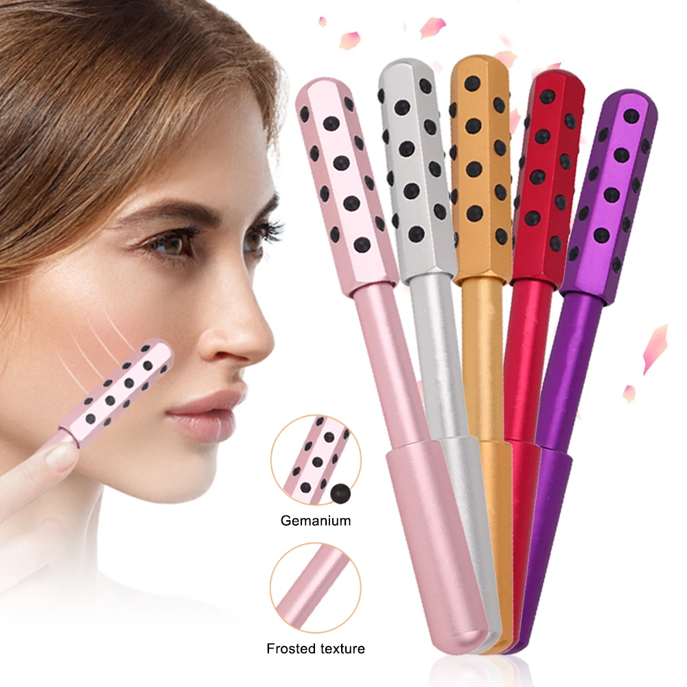 Germanium Face Roller Massager Wand V-Shape Chin Cheek Lift Up Anti-wrinkle Slimming Facial Beauty Massager Skin Beauty Tools
Germanium Face Roller Massager Wand V-Shape Chin Cheek Lift Up Anti-wrinkle Slimming Facial Beauty Massager Skin Beauty Tools