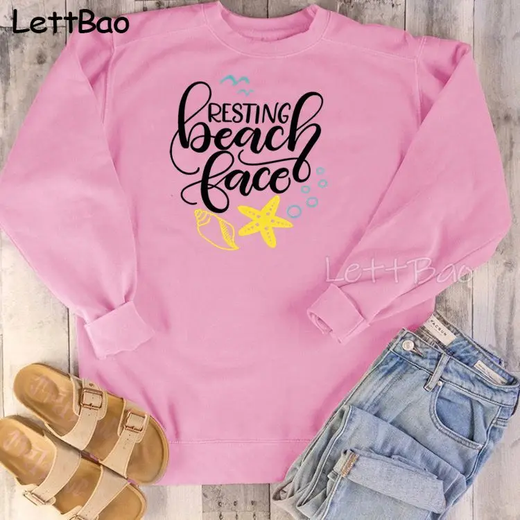 Resting Beach Face Autumn Cute Print Hoodie Sweatshirt Women 2021 O-Neck Long Sleeve Casual Pullovers Girl Kawaii Sweatshirts 
Resting Beach Face Autumn Cute Print Hoodie Sweatshirt Women 2021 O-Neck Long Sleeve Casual Pullovers Girl Kawaii Sweatshirts