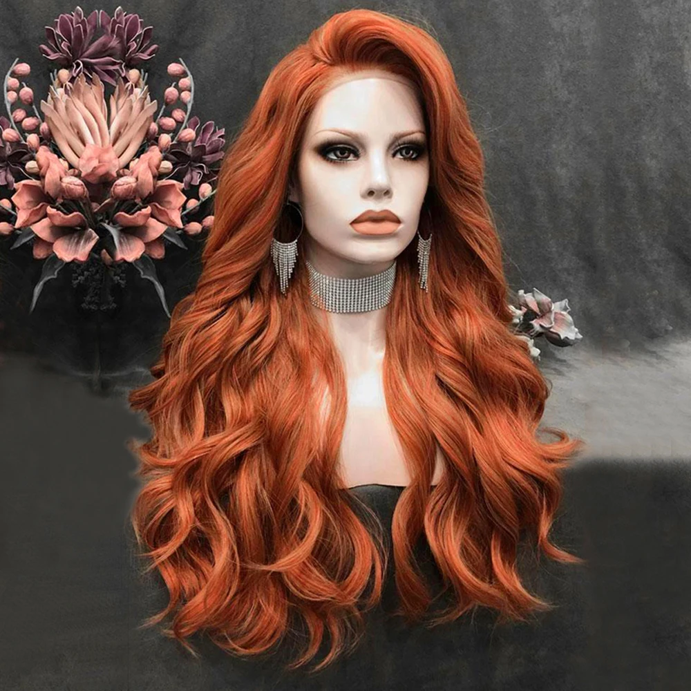 Long Water Wave Wig Orange Purple Color Synthetic Wigs For Women Lace Front Wig Glueless Heat Resistant Fiber Daily Wig
Long Water Wave Wig Orange Purple Color Synthetic Wigs For Women Lace Front Wig Glueless Heat Resistant Fiber Daily Wig