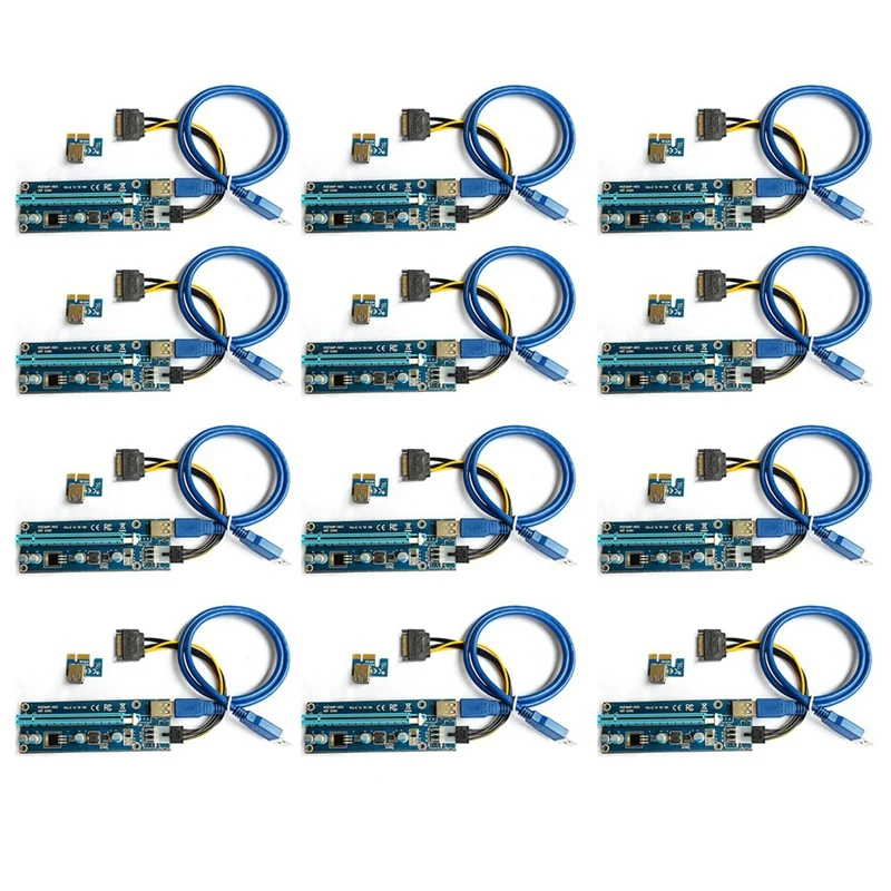 VER006C PCI-E Riser Card 006C PCIE 1X to 16X Extender 60CM 100CM USB 3.0 Cable SATA to 6Pin Power Cord for GPU Mining
VER006C PCI-E Riser Card 006C PCIE 1X to 16X Extender 60CM 100CM USB 3.0 Cable SATA to 6Pin Power Cord for GPU Mining
