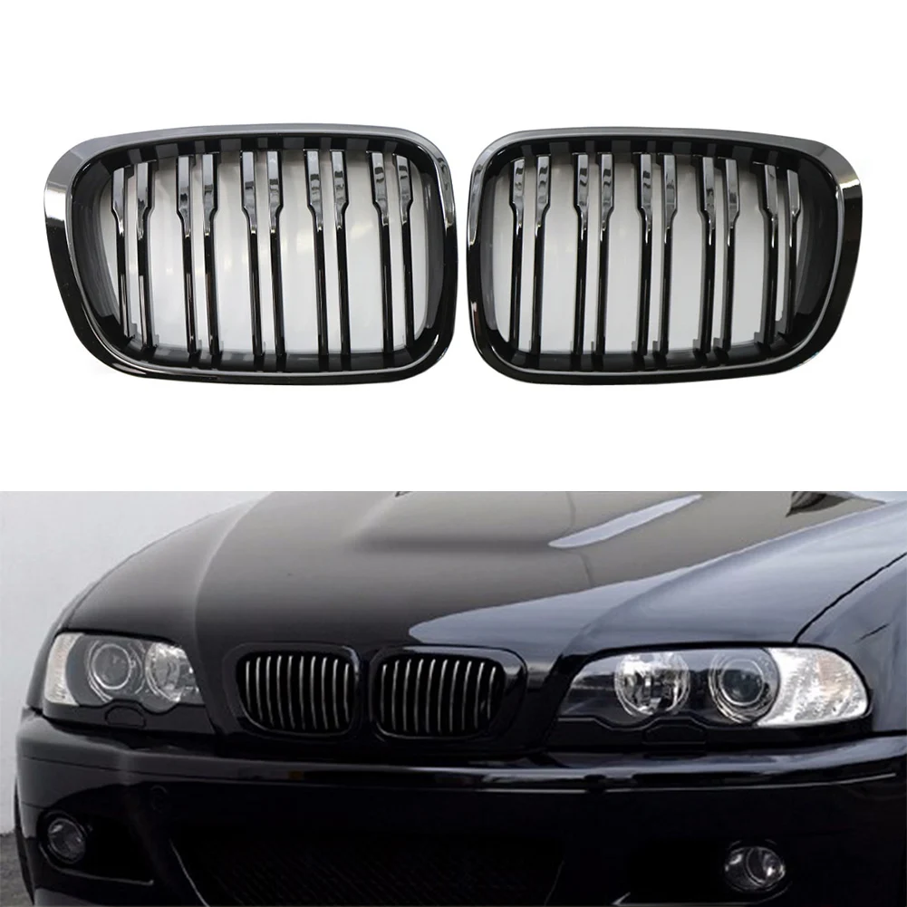 1 пара глянцевых черных ABS передних двойных бар решетка гриля для BMW E46 3 серии 320i 323i 325i 328i 330i 4 двери 1999 2000 2001
1 пара глянцевых черных ABS передних двойных бар решетка гриля для BMW E46 3 серии 320i 323i 325i 328i 330i 4 двери 1999 2000 2001