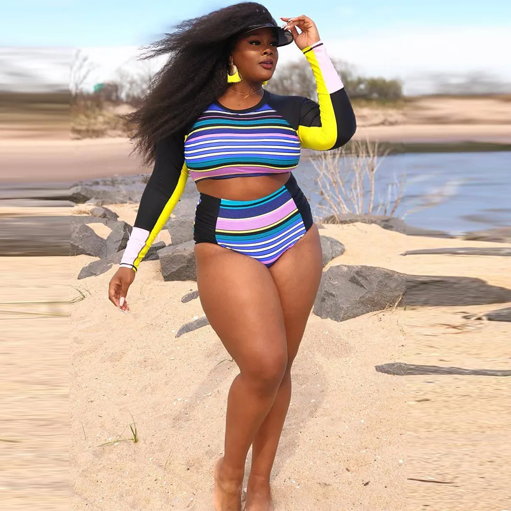 Женский облегающий купальник с длинным рукавом, большие размеры
Женский облегающий купальник с длинным рукавом, большие размеры