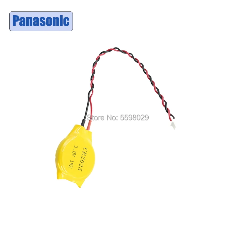 Оригинальный литиевый аккумулятор Panasonic CR2025 2025 с линейным BIOS coms для материнской