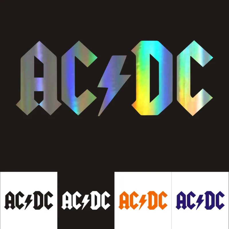 Забавные AC/DC мультфильм ККС Переводные картинки для мотоцикла светоотражающие