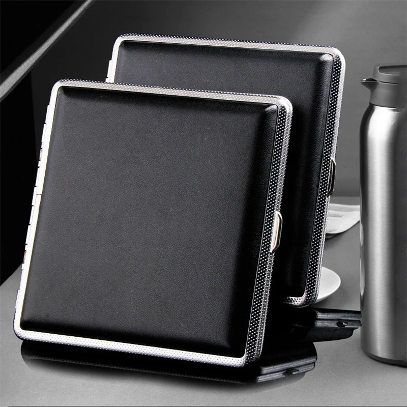 20 Cigarettes Case Leather Cigarette Pack Portable Cigarette Protective Container Pressure Proof Cigarette Box Smoking Accessory
20 Cigarettes Case Leather Cigarette Pack Portable Cigarette Protective Container Pressure Proof Cigarette Box Smoking Accessory