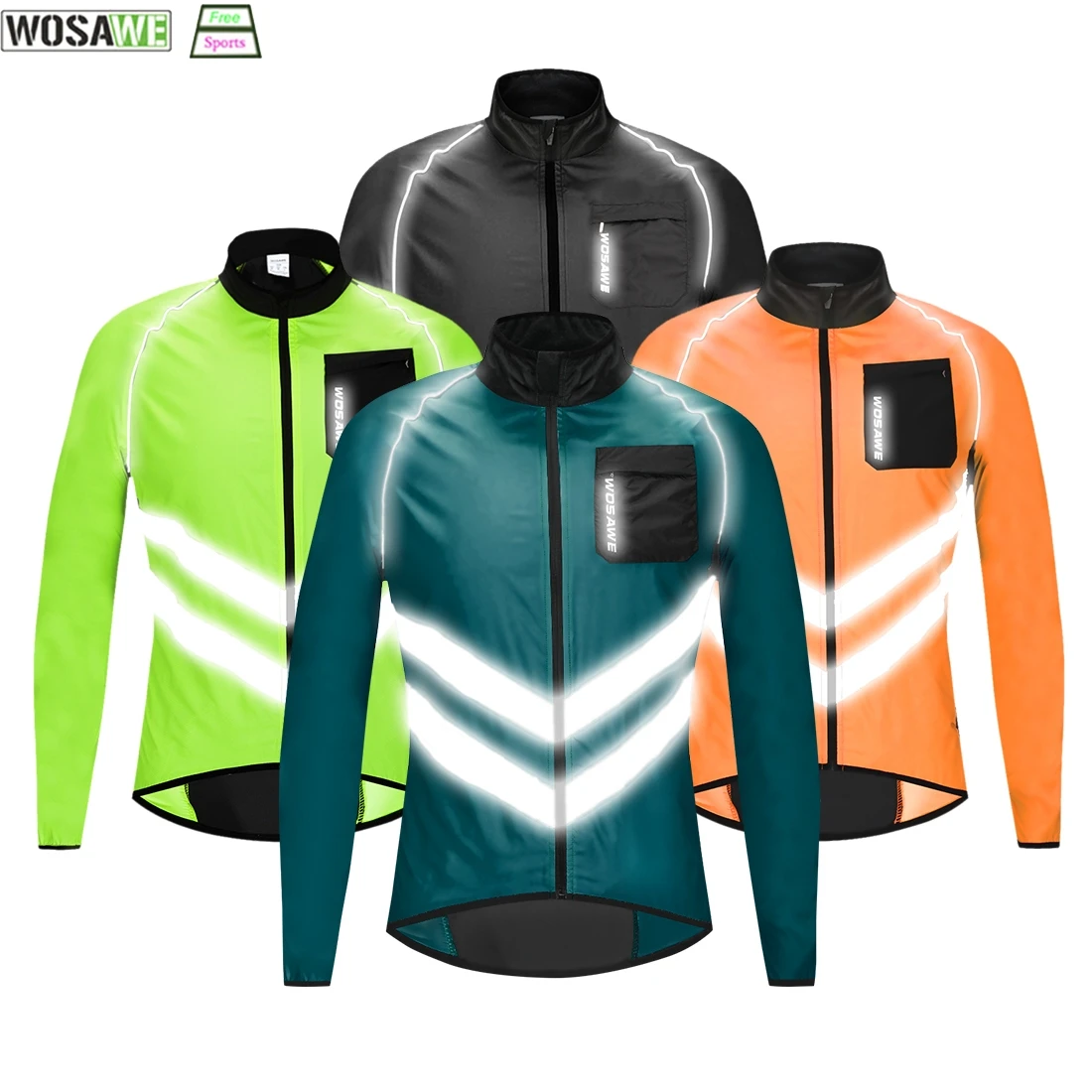 WOSAWE Summer Cycling Jacket Windproof Sports Jacket MTB Jackets Bicycle Windbreaker Water Repellent Men
WOSAWE Summer Cycling Jacket Windproof Sports Jacket MTB Jackets Bicycle Windbreaker Water Repellent Men
